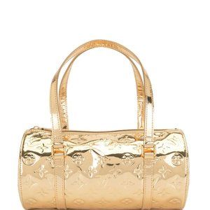 LV  pre-owned metallic Papillon tote bag